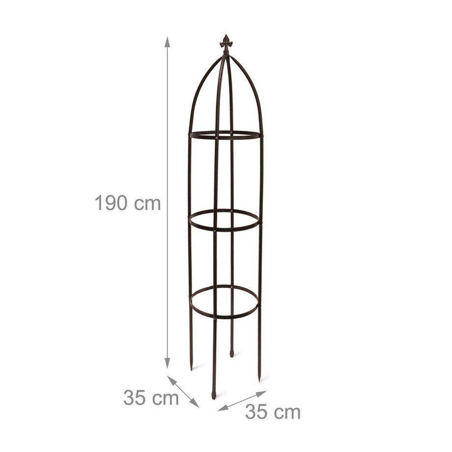 B2X  Rankobelisk Metall 190 cm 