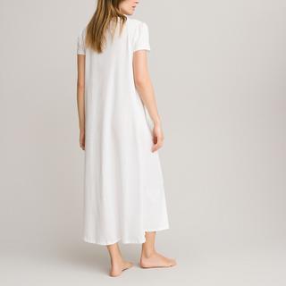 La Redoute Collections  Chemise de nuit dentelle et coton peigné 