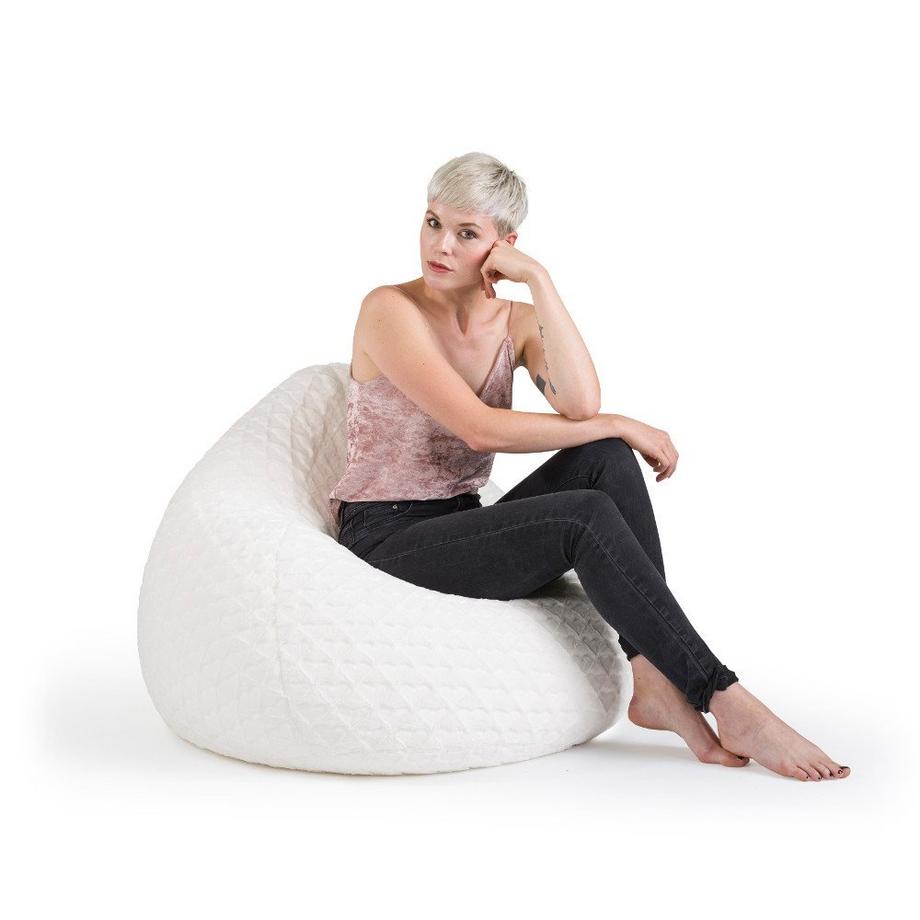 Sitting Point Sitzsack Beanbag Fluffy Hearts  