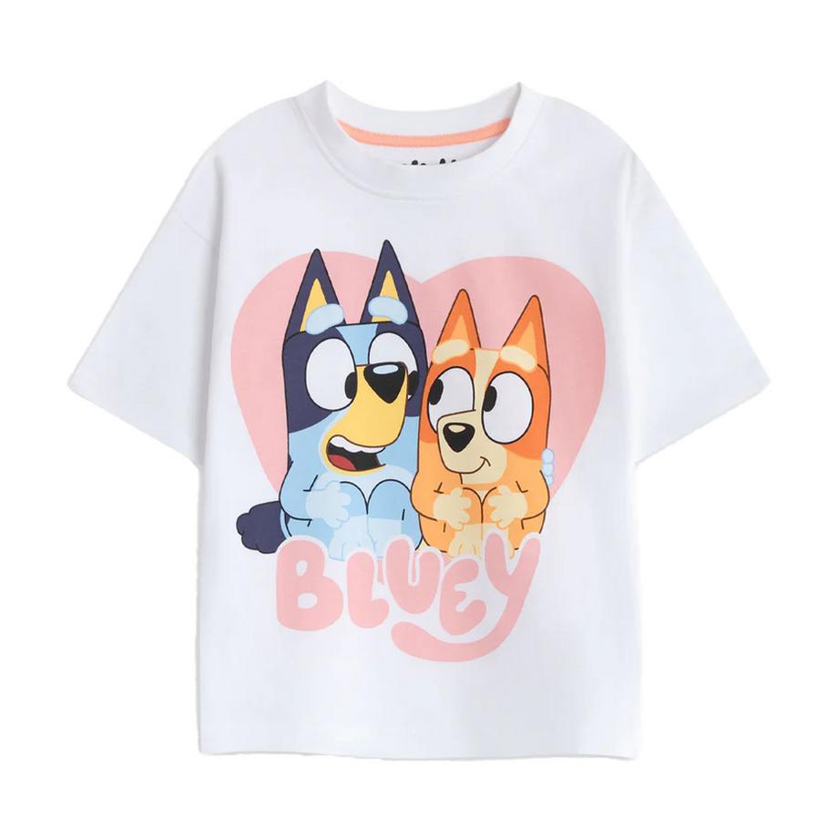 Bluey  Completo Pigiama Corto E Bingo Ragazze Misura  (Confezione da due) 