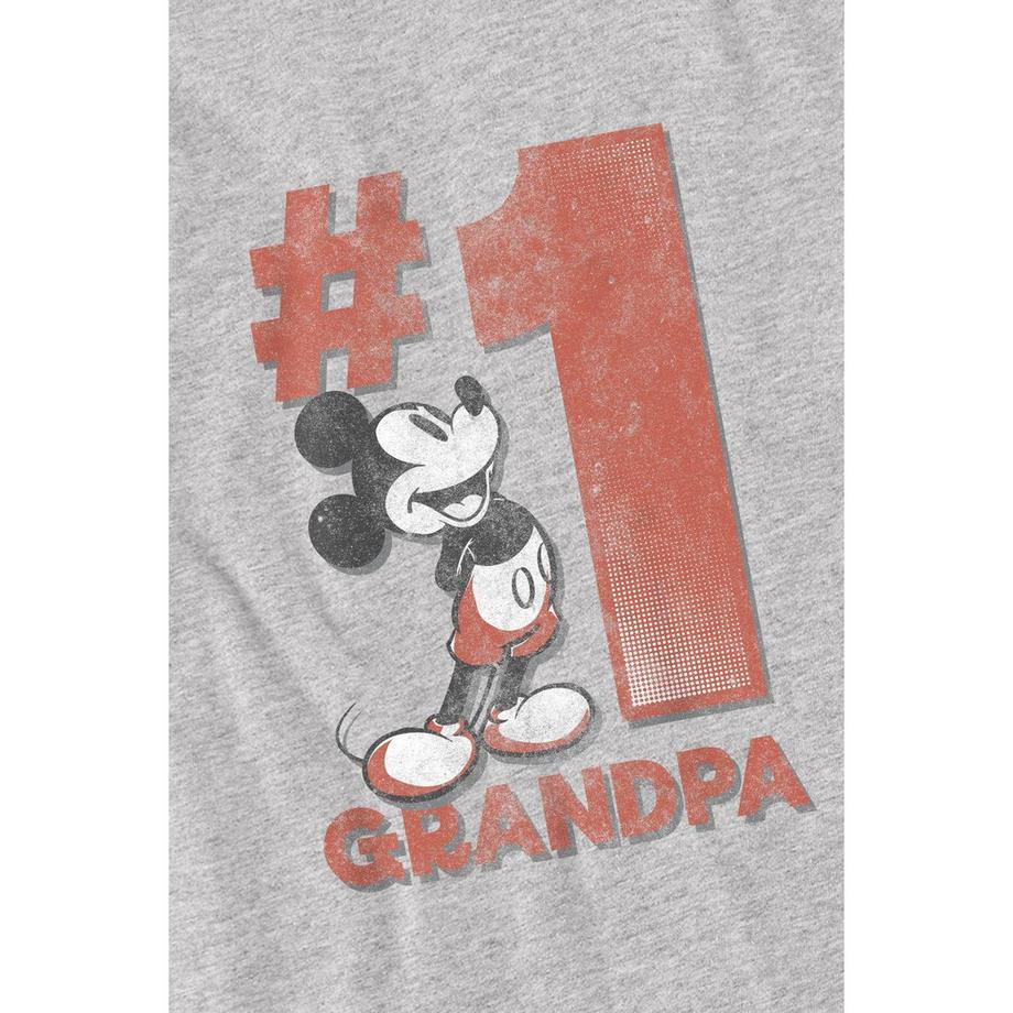Disney Mickey Mouse Number 1 Grandpa T-Shirt  