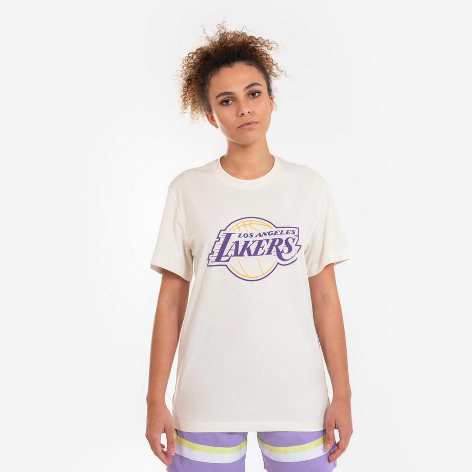TARMAK  T-shirt maniche corte uomo NBA Lakers polycotton 
