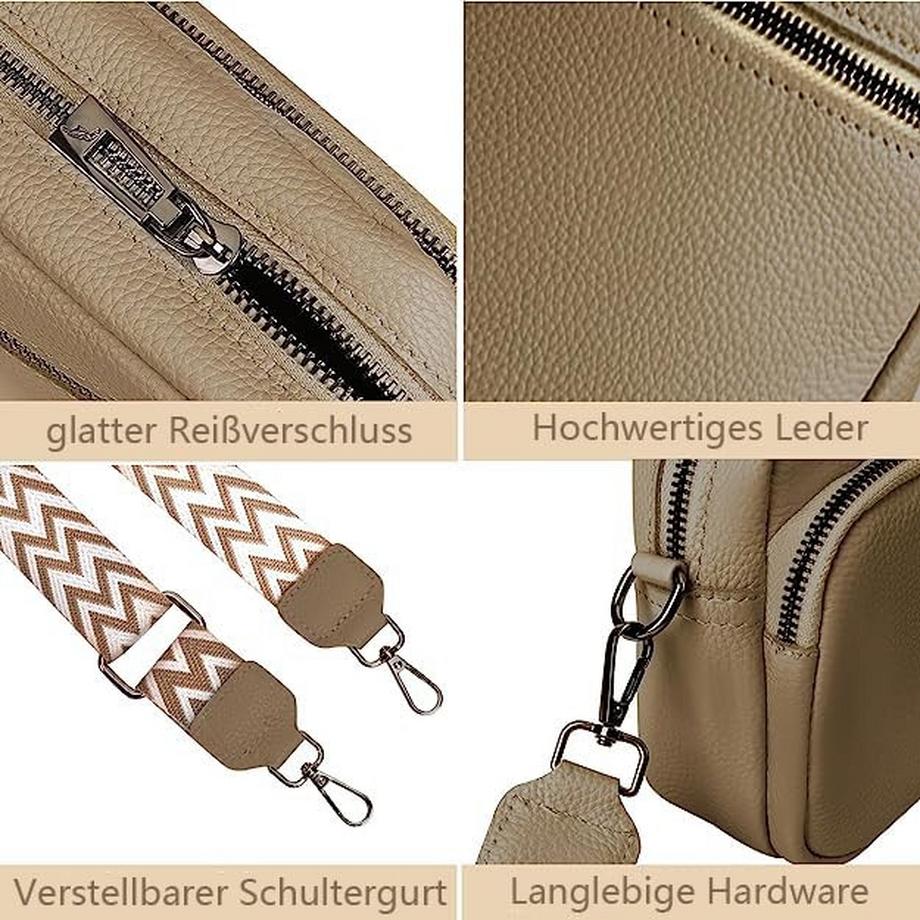 Only-bags.store Sac bandoulière en cuir pour téléphone avec sangle réglable  