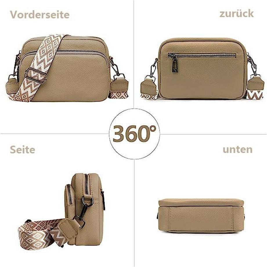 Only-bags.store Sac bandoulière en cuir pour téléphone avec sangle réglable  