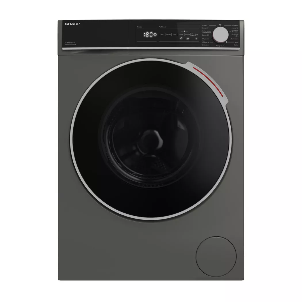 Sharp ES-NFH014CAA-DE washing machine Front-load 10 kg 1400 RPM Grey