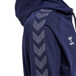 Hummel Move Grid Baumwoll Full Zip Hoodie  