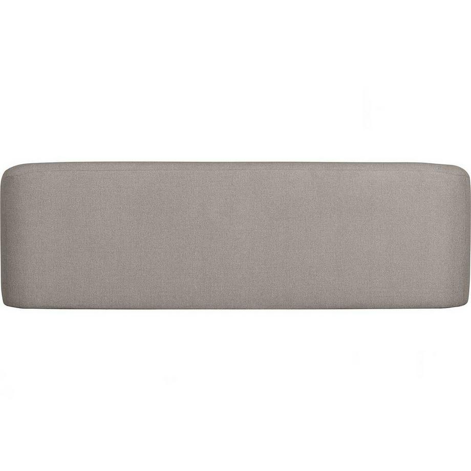 mutoni Canapé Sloping 3 places chenille blanc cassé 240  