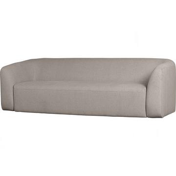 Canapé Sloping 3 places chenille blanc cassé 240