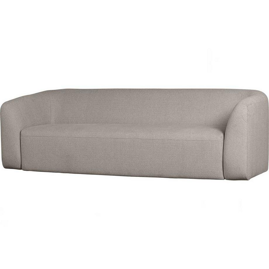 mutoni Canapé Sloping 3 places chenille blanc cassé 240  