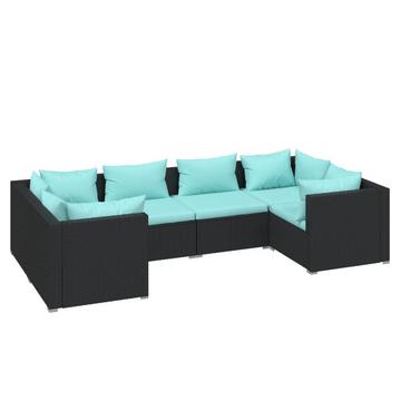 set salotto da giardino Polirattan