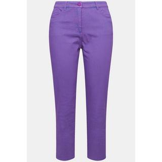 Ulla Popken  Mom-Colorjeans, Trendfarbe, 5-Pocket-Schnitt 