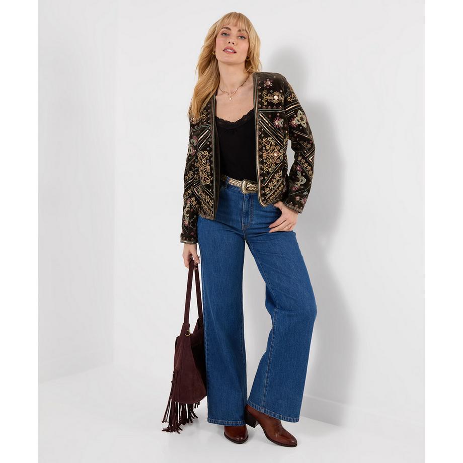 Joe Browns Bella offene Boutique-Jacke mit Stickerei  