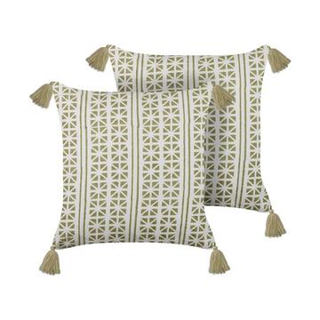 Set di 2 cuscini en Cotone Boho SYRINGA