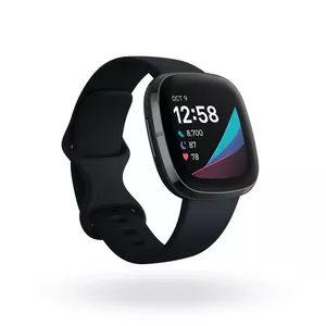Sense 4,01 cm (1.58") AMOLED 40 mm Graphite GPS (satellite)