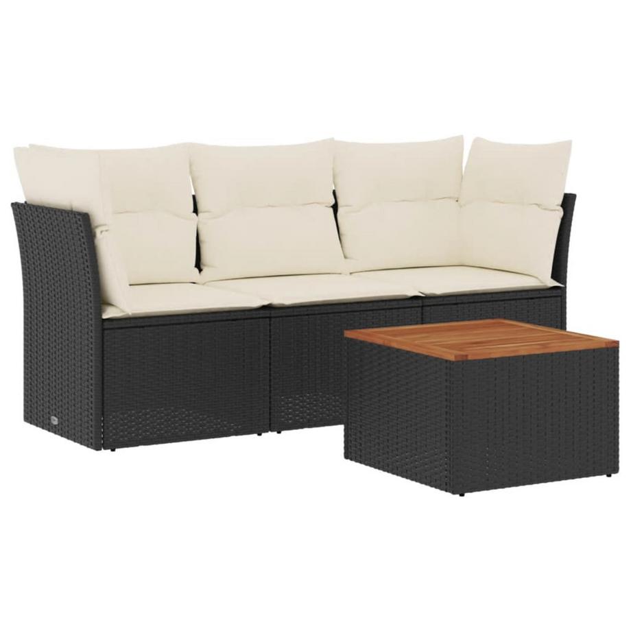 set divano da giardino Polirattan