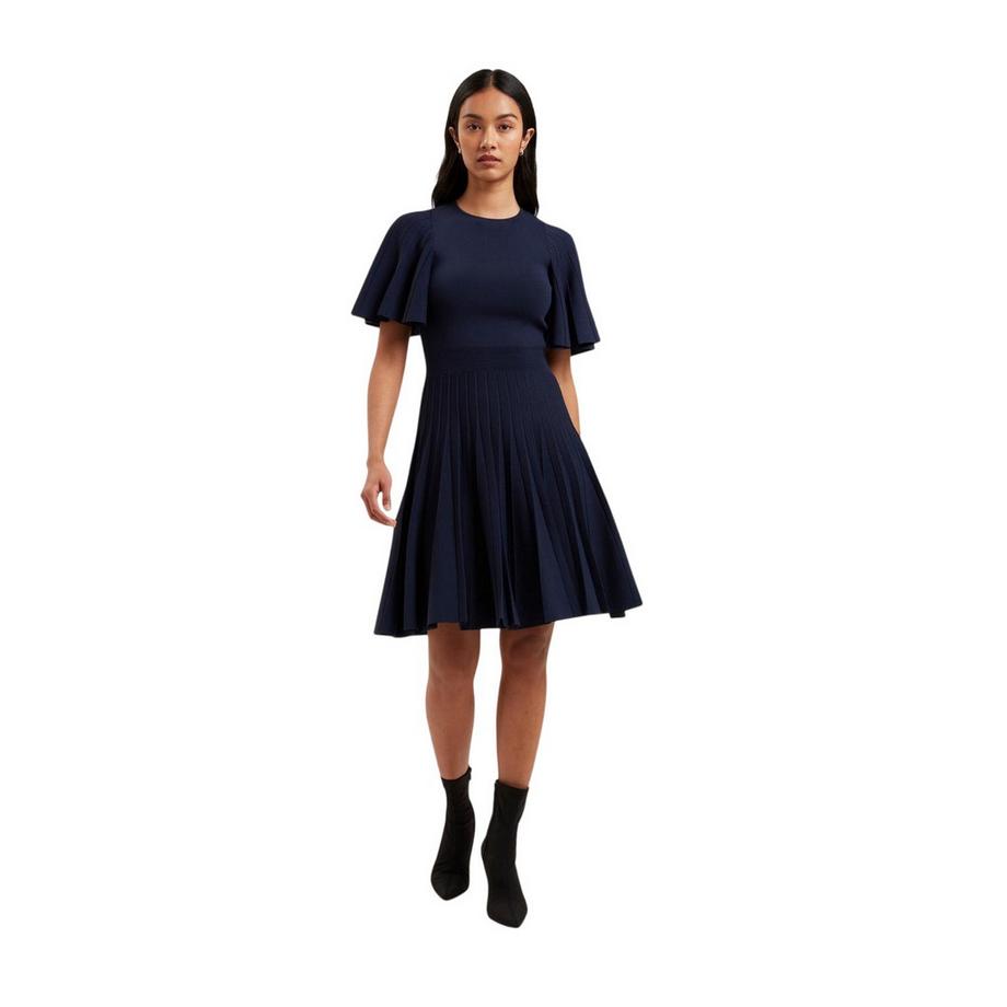 TED BAKER  Robe Patineuse Manches Volantées 