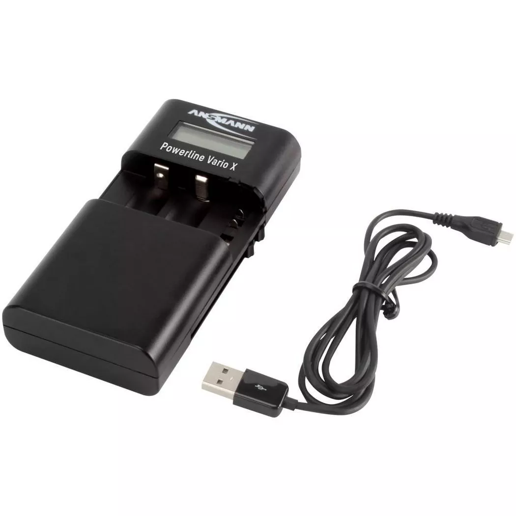 ANSMANN - Chargeur appareil photo, One Size, Multicolor