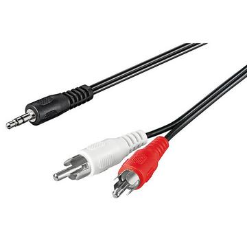 Audio-Kabel 3,5 mm Klinke - Cinch 0.5 m