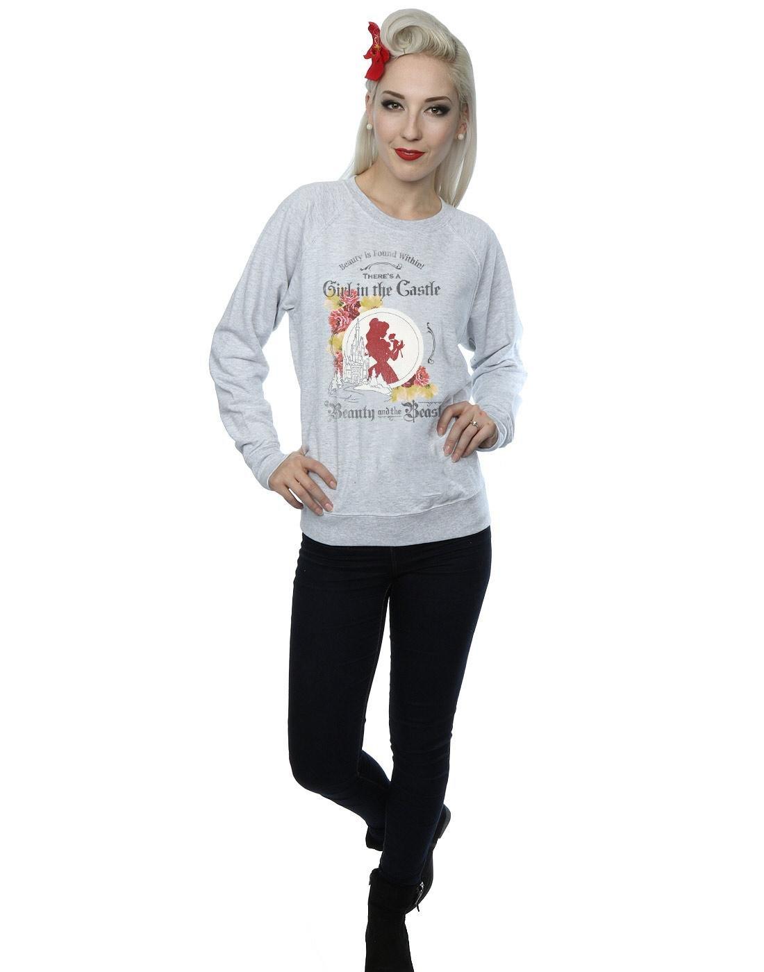 Beauty And The Beast  Girl In The Castle Sweatshirt 