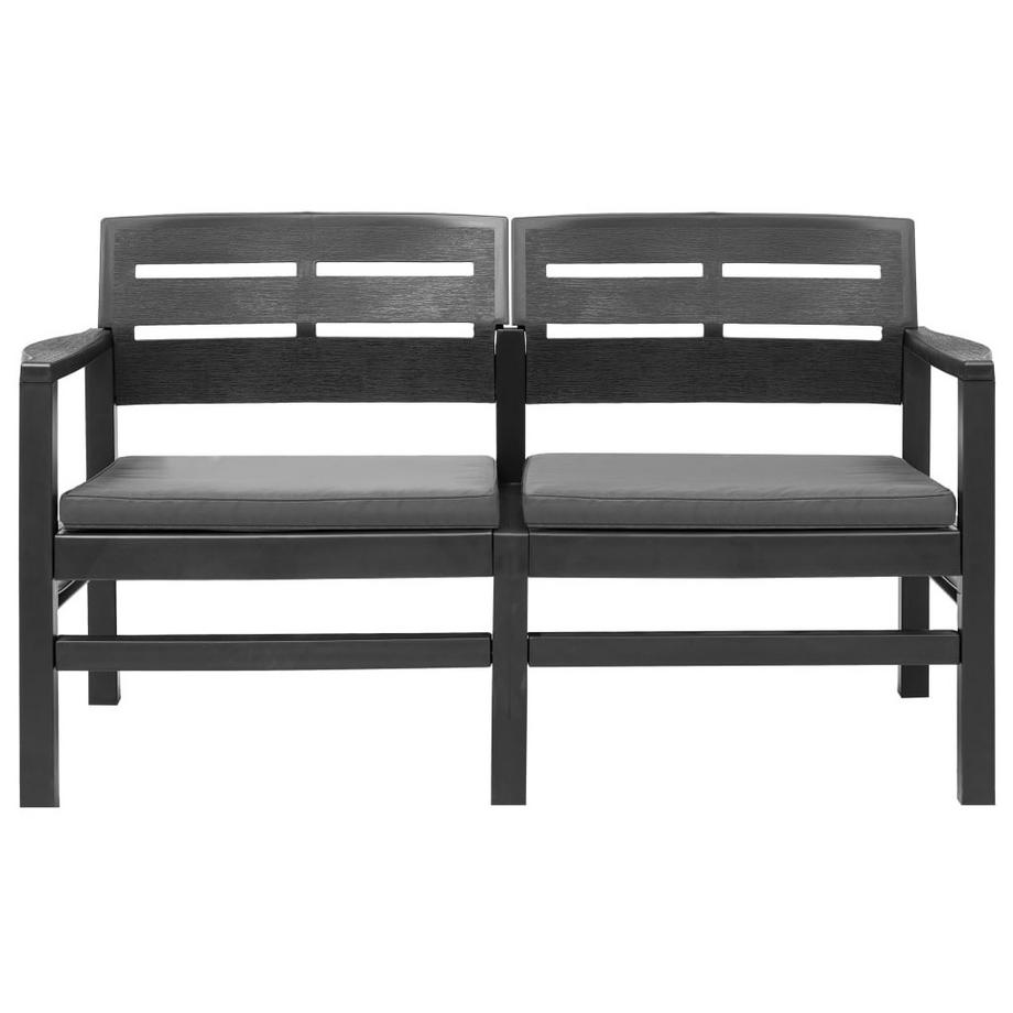 VidaXL Outdoor-lounge-set plastik  