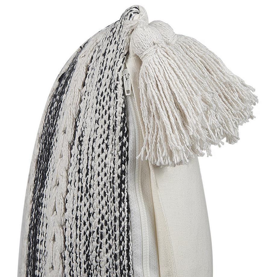 Beliani Set di 2 cuscini en Cotone  ROCHEA  