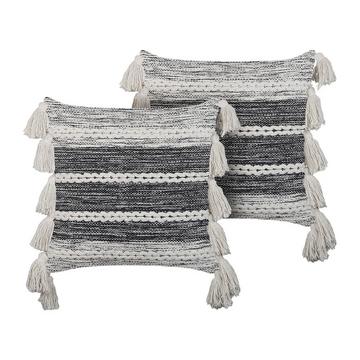 Kissen 2er Set aus Baumwolle Boho ROCHEA