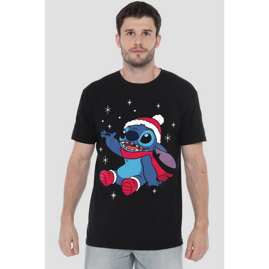 Lilo & Stitch Weihnachtliches Design T-Shirt  