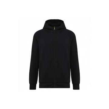 sweatshirt à capuche zippé