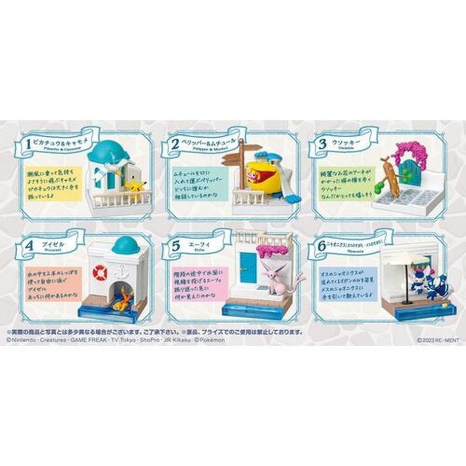 The Pokemon Company  Re-ment Pokemon Town Vol.3 - The path of Sea Breeze (1 Random) 