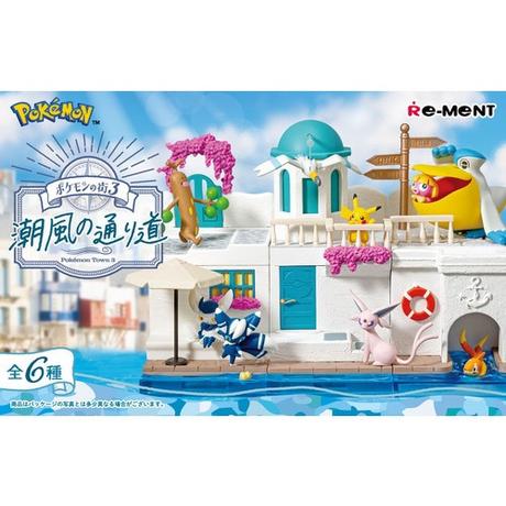 The Pokemon Company  Re-ment Pokemon Town Vol.3 - The path of Sea Breeze (1 Random) 
