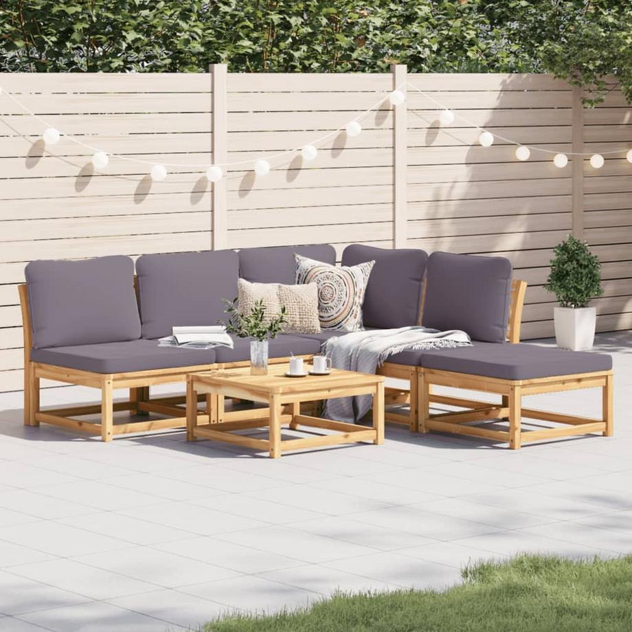 VidaXL Salon de jardin bois d'acacia  