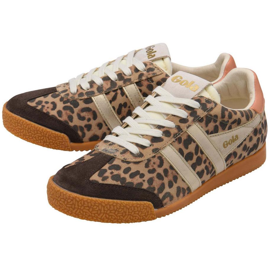 gola Sneakers Elan Safari con stampa leopardata  