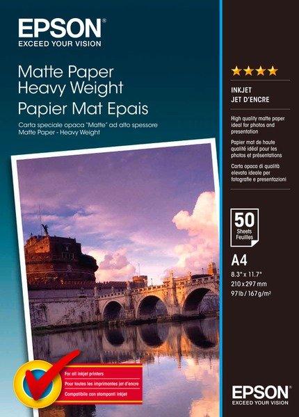 EPSON EPSON Matt Paper heavy weight A4 S041256 InkJet 167g 50 Blatt  