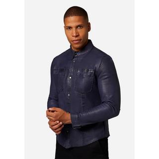 RICANO  Chemise en cuir pour homme - Chemise réversible 