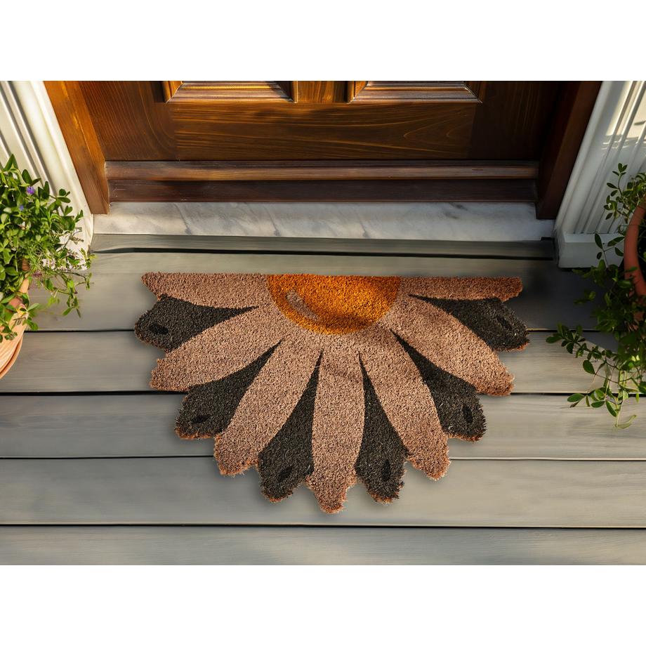 Beliani Tappetino da Ingresso en Fibra di Cocco Moderno HOTAKA  