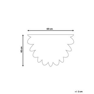Beliani Fussmatte aus Kokosfasern Modern HOTAKA  