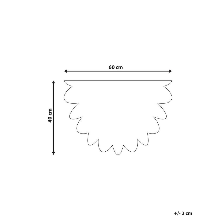 Beliani Tappetino da Ingresso en Fibra di Cocco Moderno HOTAKA  