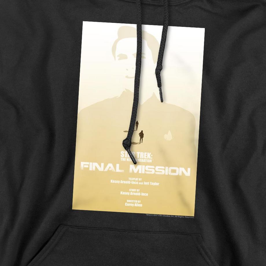 Star Trek The Next Generation Season 4 Episode 9 Felpa con Cappuccio  