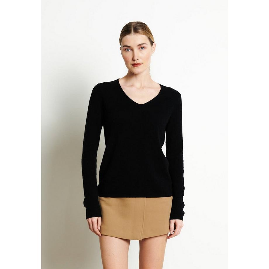 LILLY 2 Maglione con scollo a V - 100% cashmere