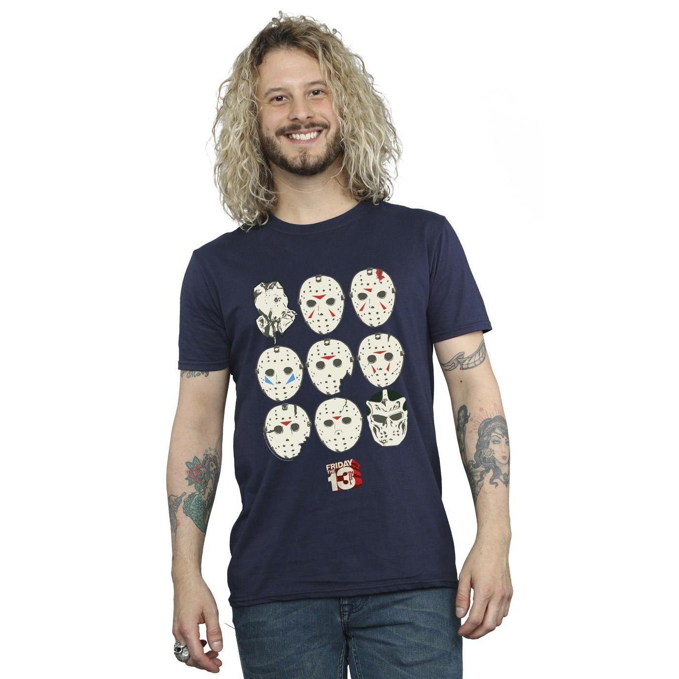 Friday The 13th Jason Masks T-Shirt  