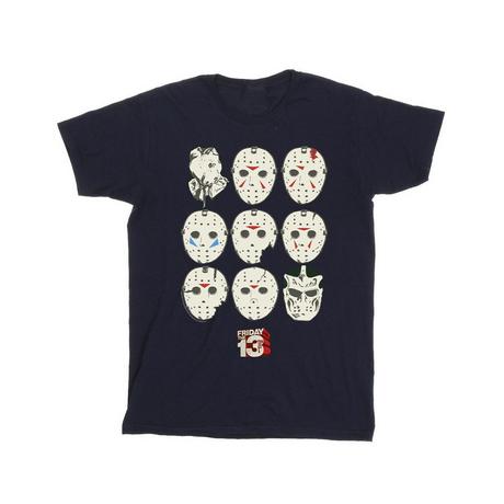 Friday The 13th Jason Masks T-Shirt  