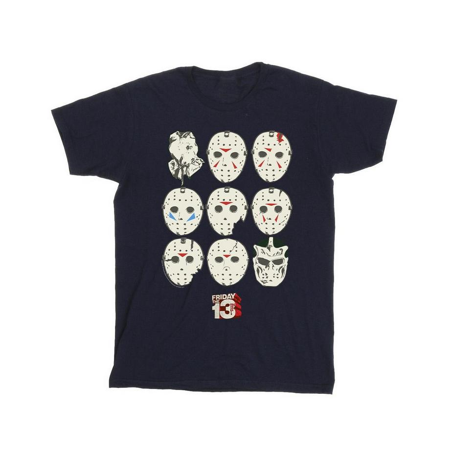 Friday The 13th Jason Masks T-Shirt  