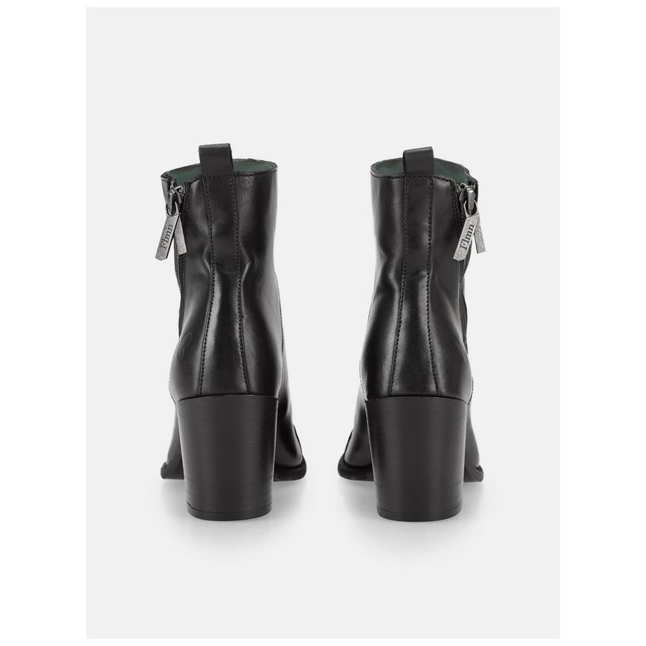 Felmini Stivaletto con zip laterale diagonale e tacco a blocco  