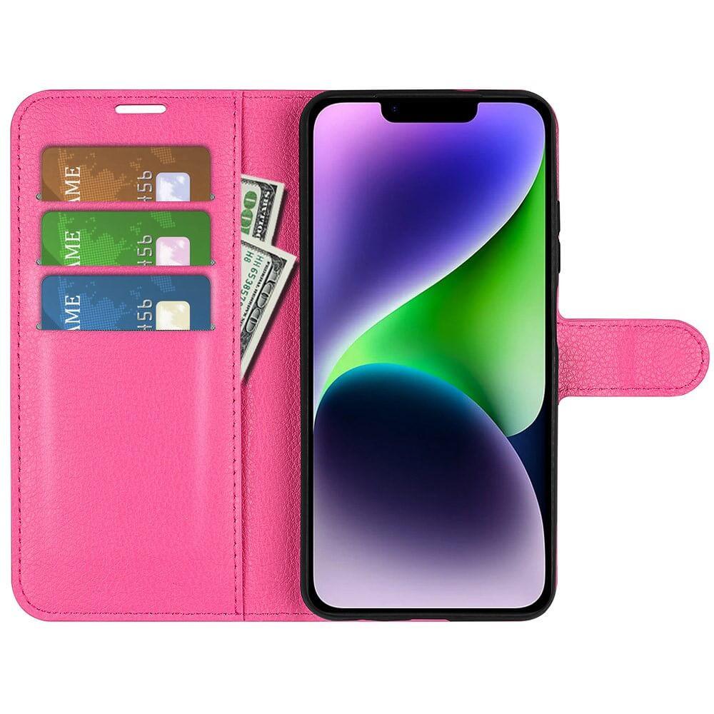 Cover-Discount  iPhone 15 - Leder Etui Hülle 