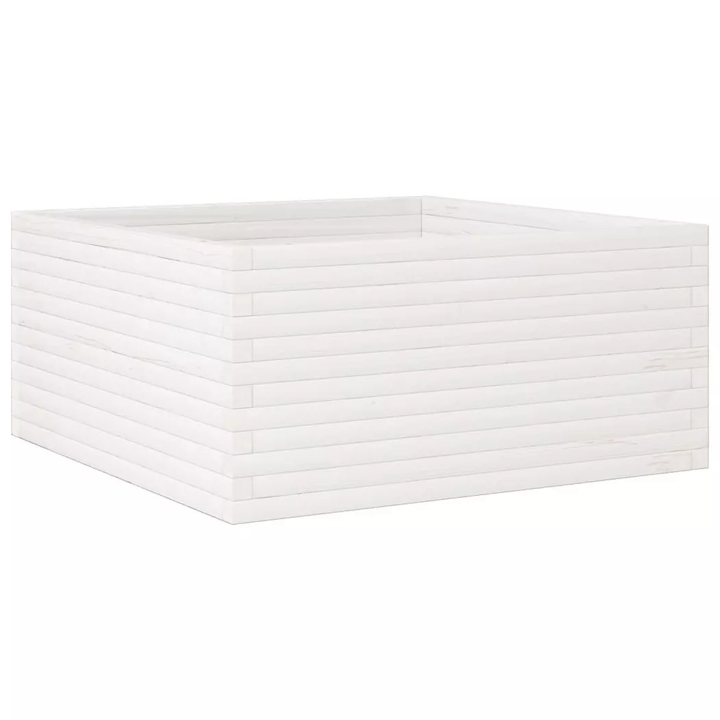 VidaXL - Pflanzgefäß kiefernholz, One Size, Weiss