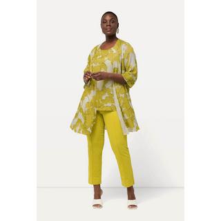 Ulla Popken Ausbrenner A-Linie V-Ausschnitt 3/4 Arm Jacke  