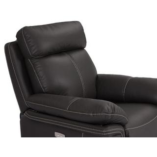 Vente-unique Fauteuil relax électrique en cuir ISIRIS  