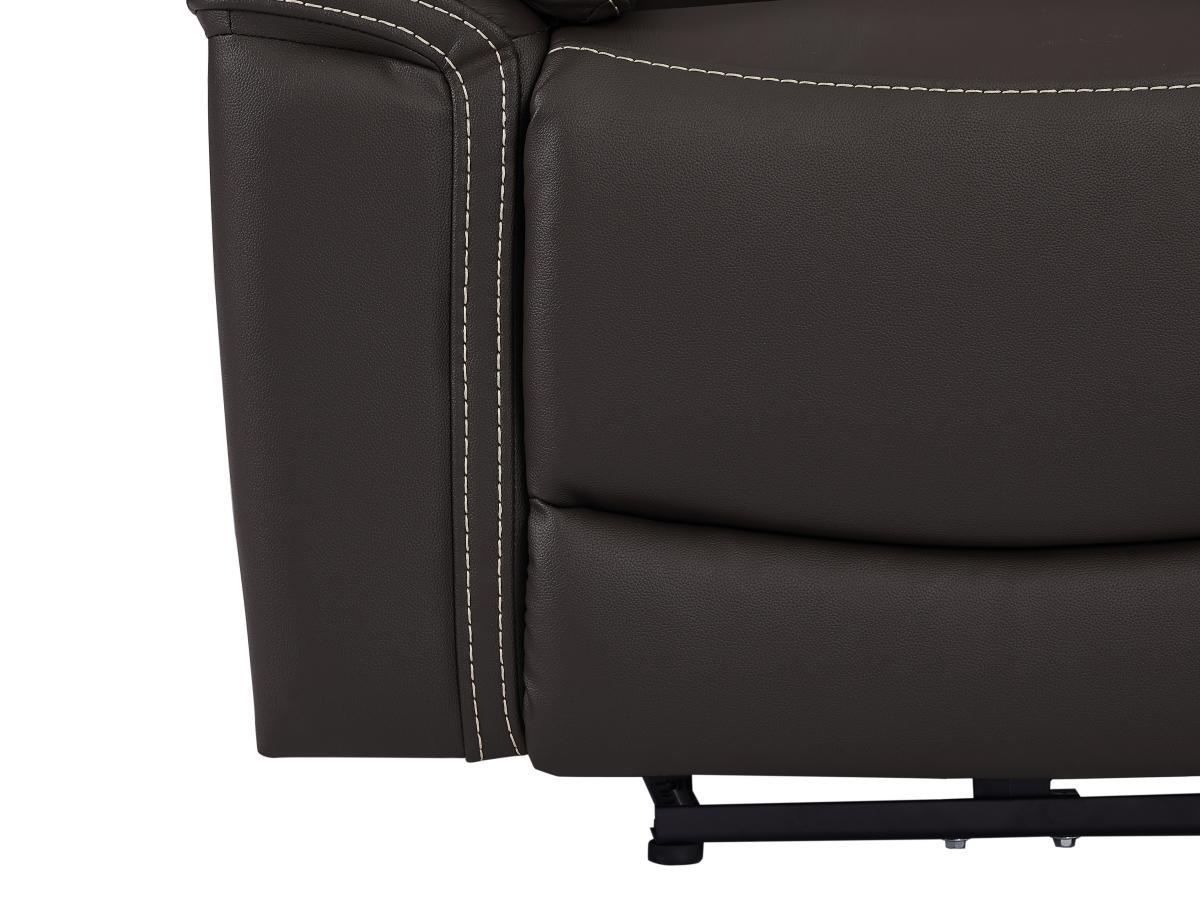 Vente-unique Fauteuil relax électrique en cuir ISIRIS  