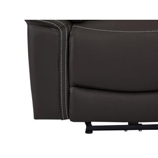 Vente-unique Fauteuil relax électrique en cuir ISIRIS  