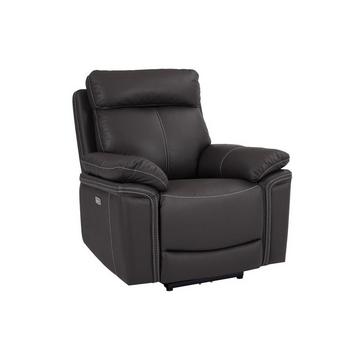 Fauteuil relax électrique en cuir ISIRIS